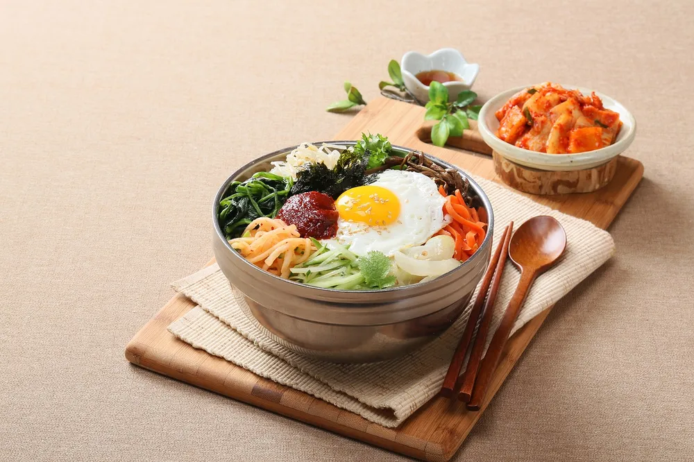 외국인 한국 음식 : 비빔밥